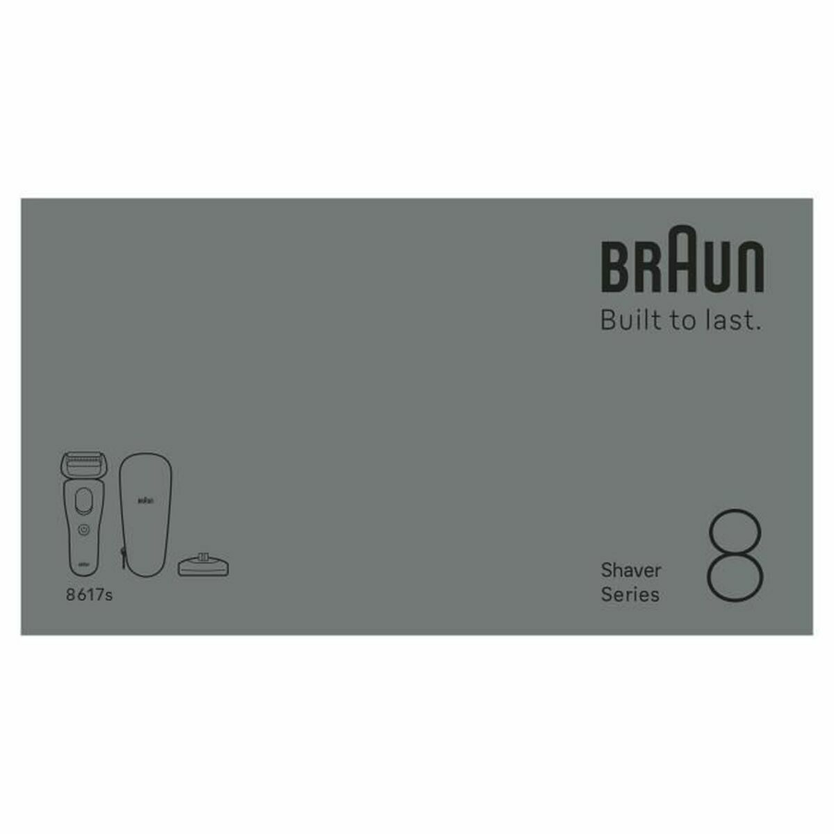 Rasoir electrique Braun Series 8 8617S