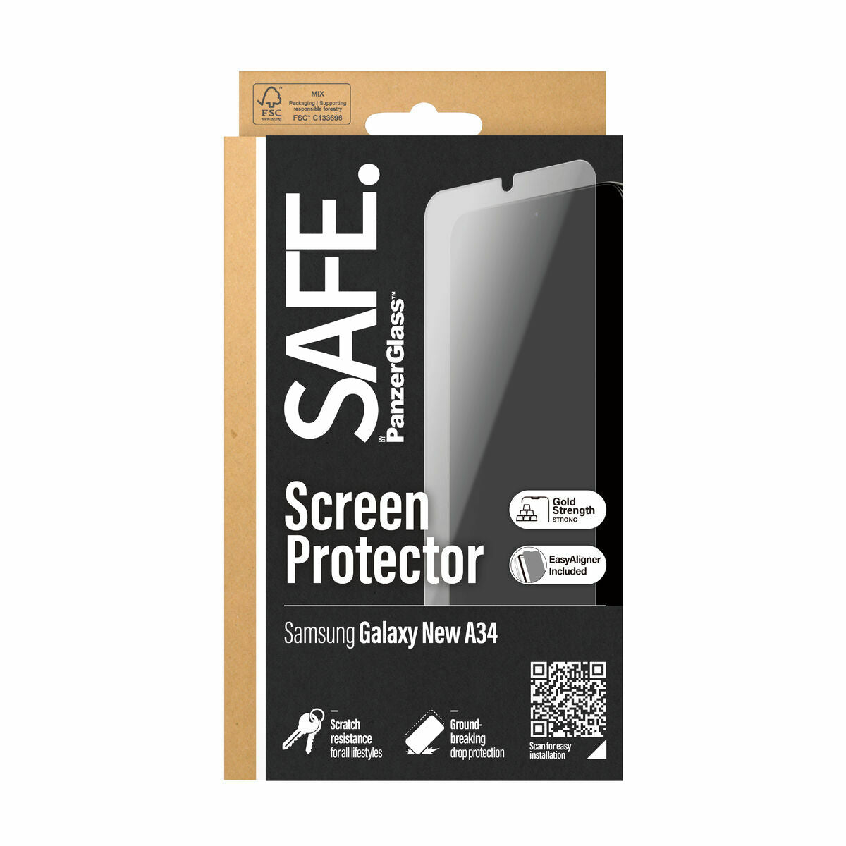 Film Protecteur pour Téléphone Portable PanzerGlass Samsung A35