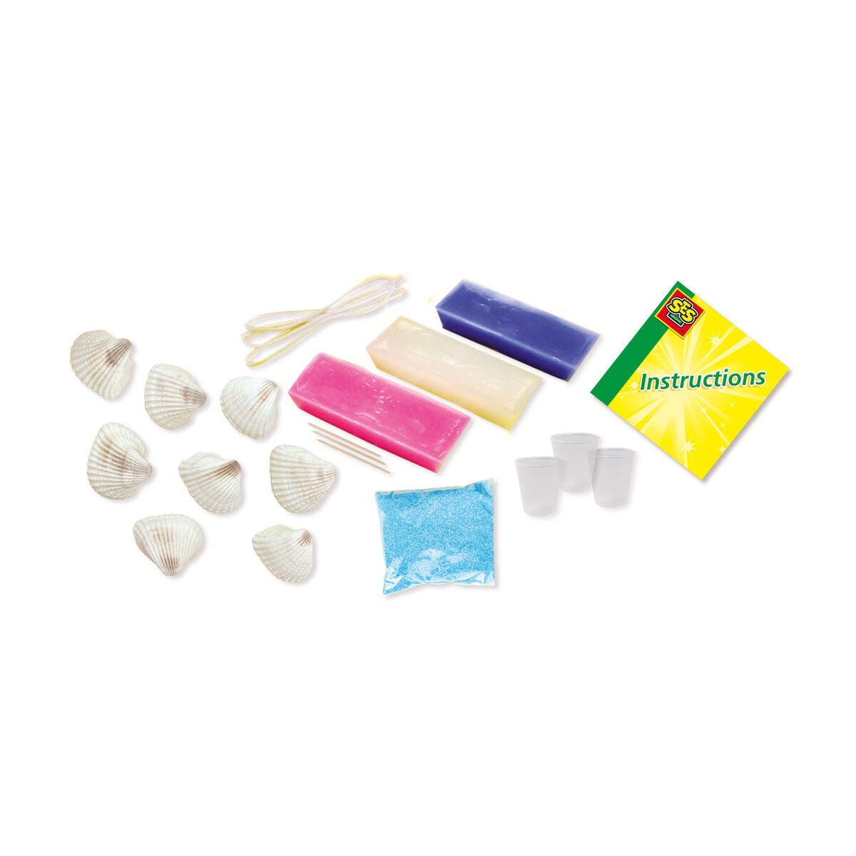 Chandelles SES Creative Velas con conchas - Inspired by nature