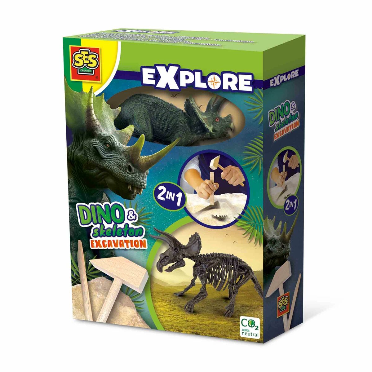 Jeu d'Excavation SES Creative Triceratops