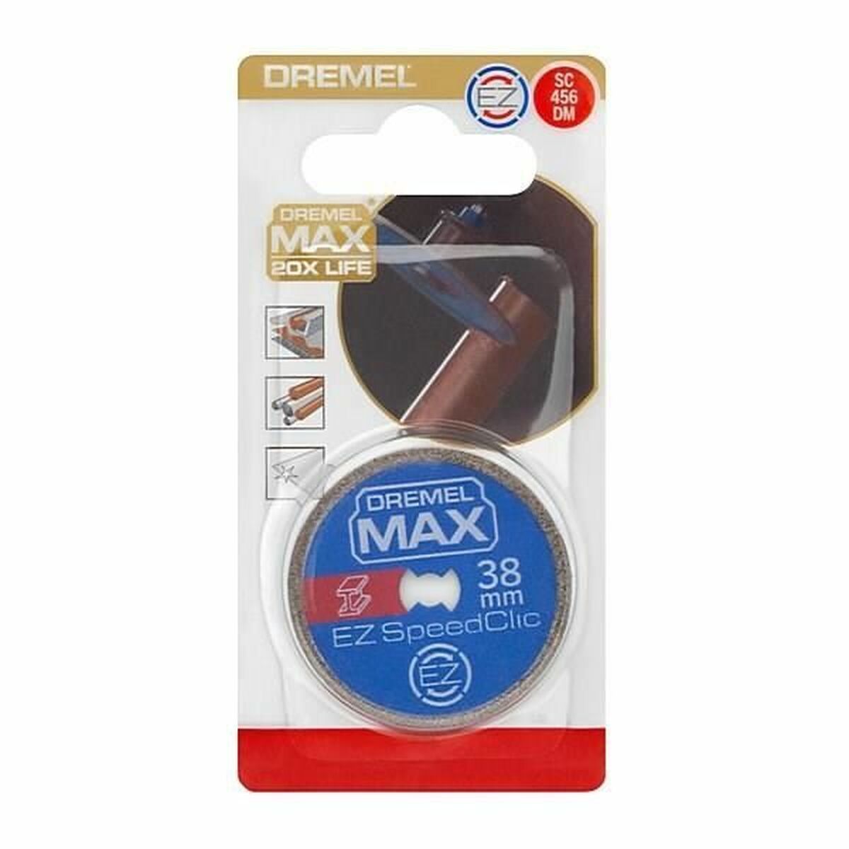 Disque de coupe Dremel S456DM 10 X 2 X 5 CM Métal Ez Speedclick Multi-outils