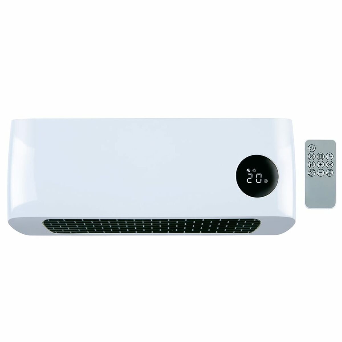 Chauffage Céramique Électrique Alpina Blanc 1000-2000 W