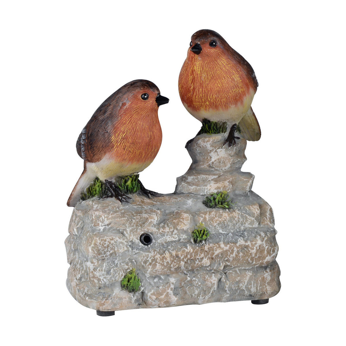 Figure décorative de jardin Progarden avec son Oiseau Figurine Décorative Multicouleur polypropylène
