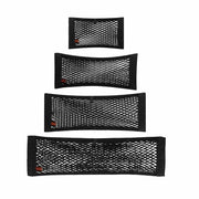 Filet de rangement pour voiture Black & Decker Noir 40/50/60/80 x 25 cm 4 Pièces