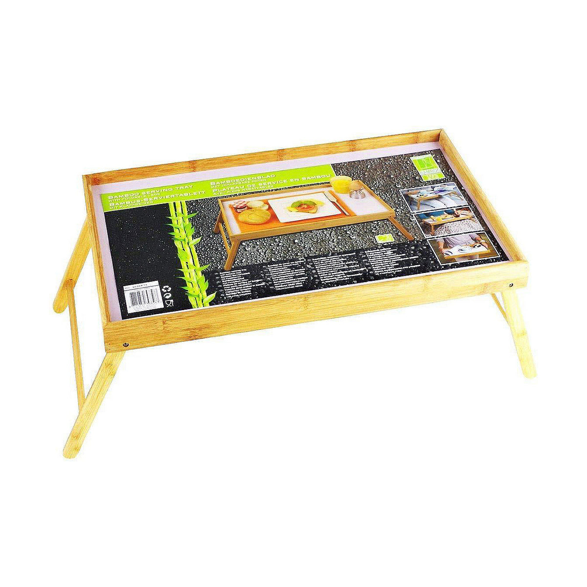 Plateau de lit pliable Bois 50 x 30 x 22 cm