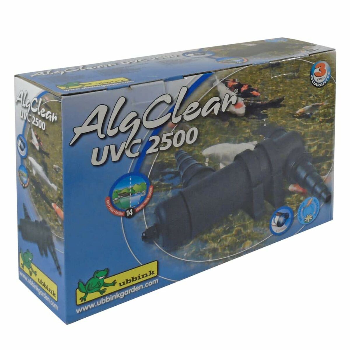 Clarificateur de piscine Ubbink AlgClear 2500