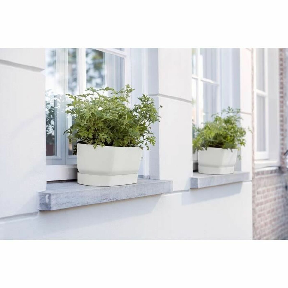 Jardinière Elho   Blanc 70 cm Plastique