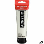 Peinture acrylique Talens Amsterdam Blanc 120 ml (3 Unités)