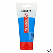 Peinture acrylique Talens Art Creation Cyan 75 ml (3 Unités)