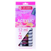 Set de peinture acrylique Talens Multicouleur 12 ml 12 Pièces