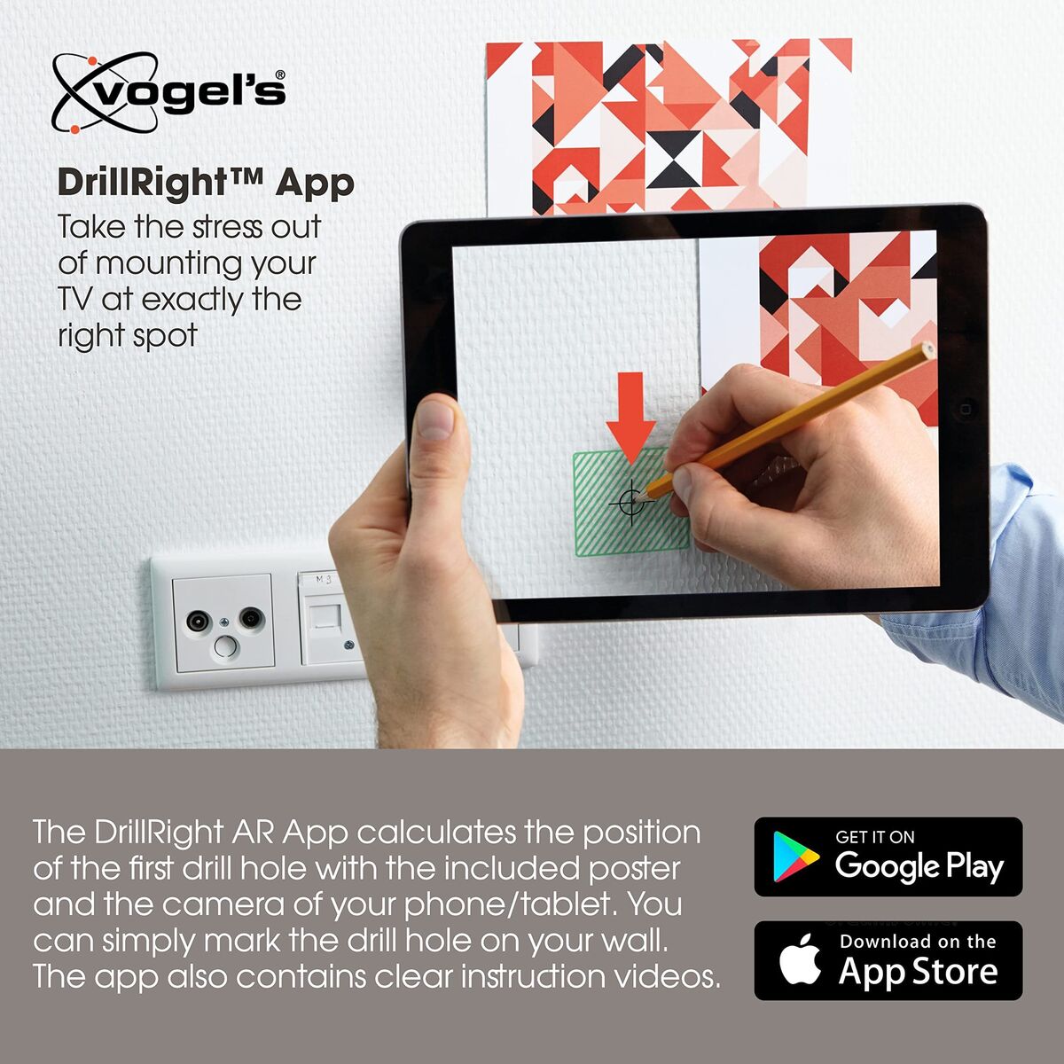 Support de TV Vogel's TVM5405 NEGRO 32" 50 kg