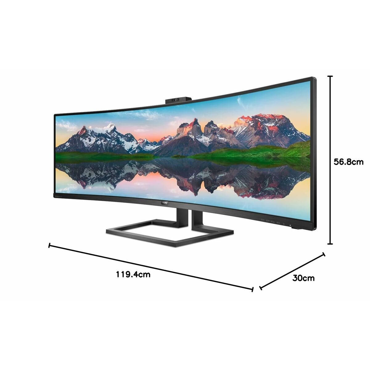 Écran Philips 499P9H/00 49" UltraWide Dual Quad HD 60 Hz