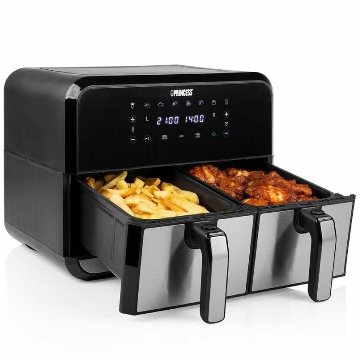 Friteuse à Air Princess 182074 2400 W Noir 8 L