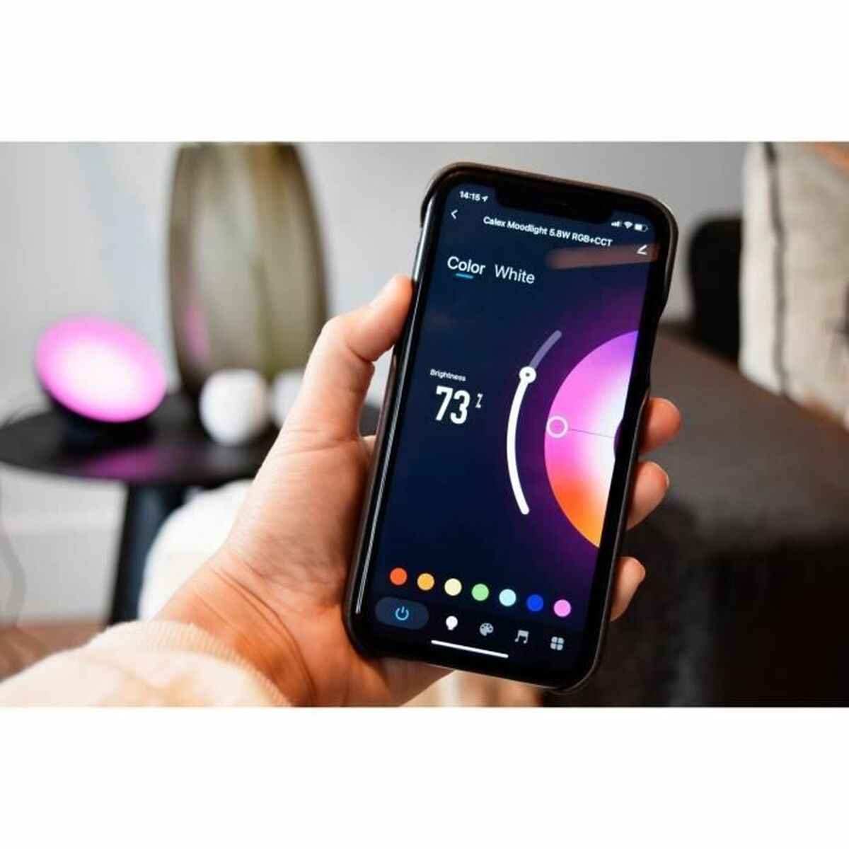 Lampe LED Portable Intelligente Calex Ambient 18 x 14 x 19 cm 6 W LED RGB