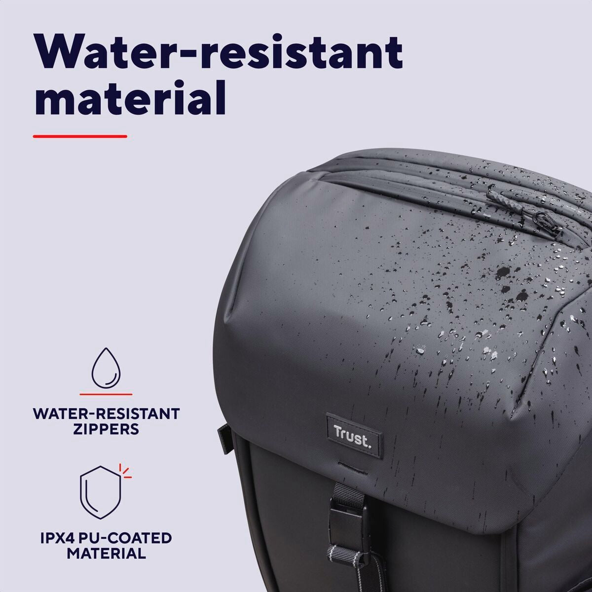 Sacoche pour Portable Trust 25669 Gris