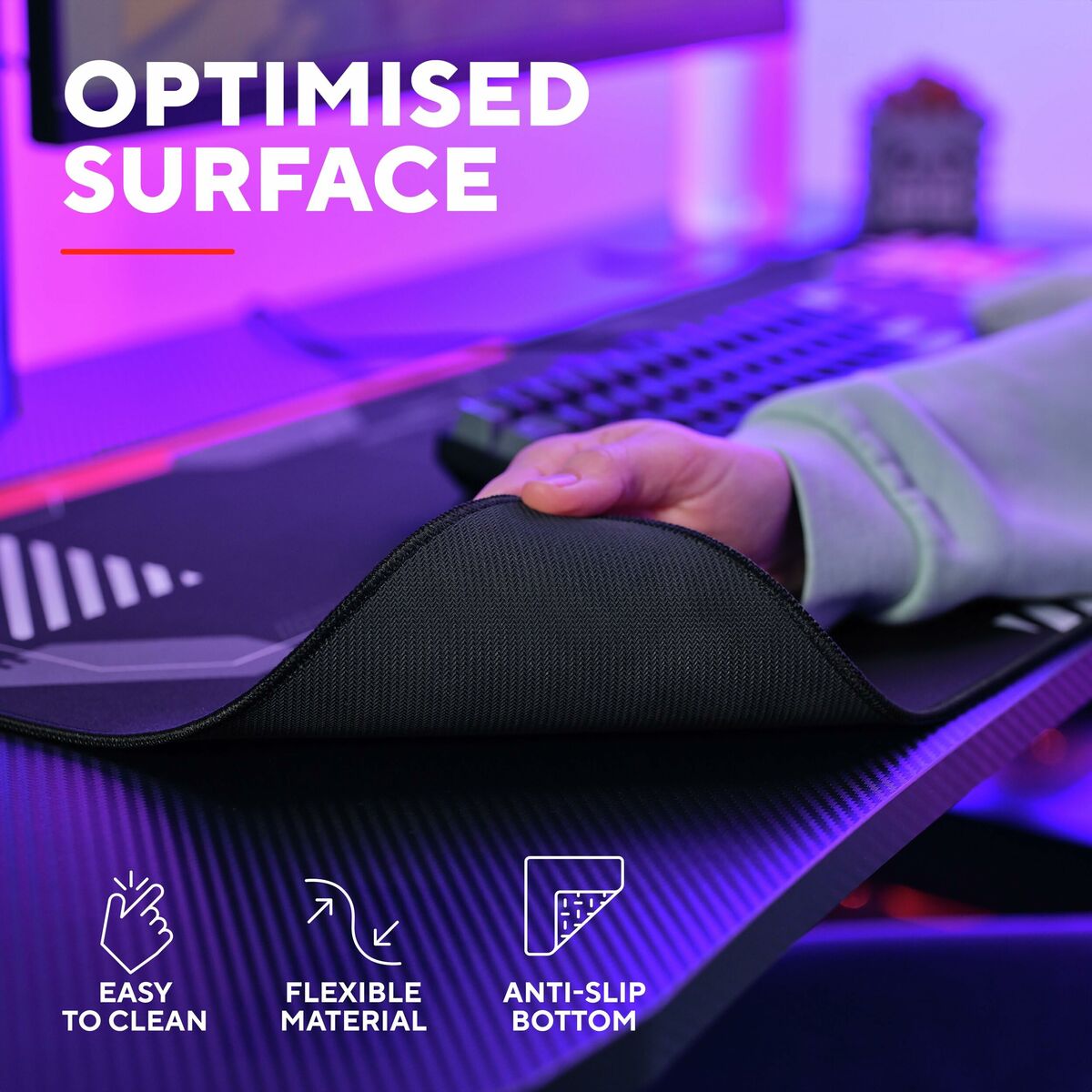 Tapis Gaming Trust 25716 Noir