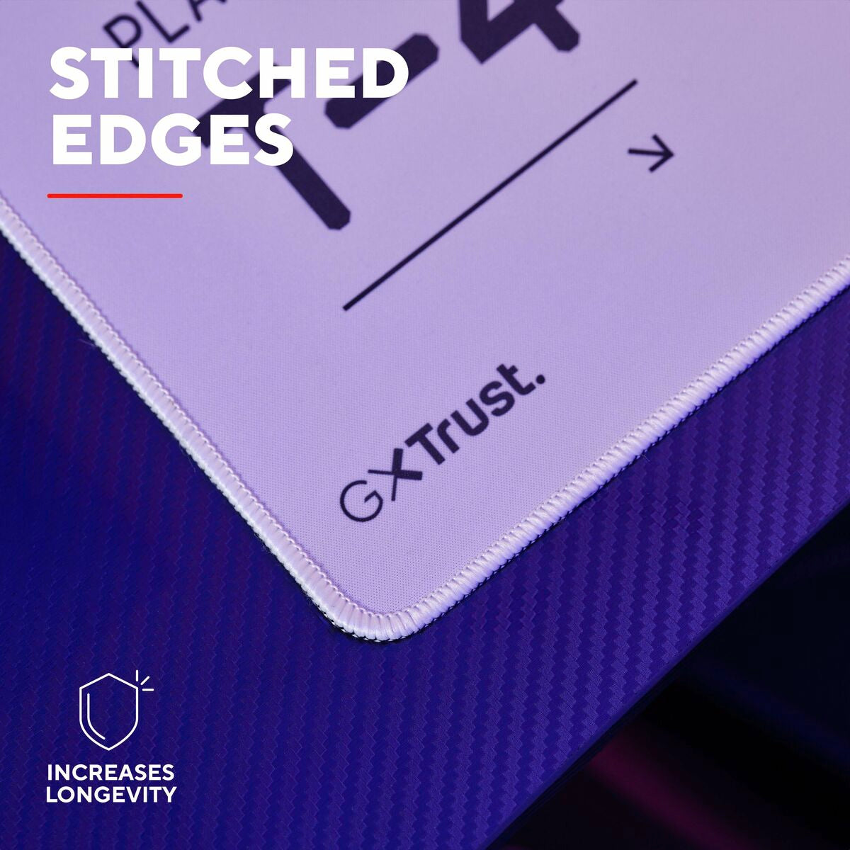 Tapis Gaming Trust 25717 Blanc