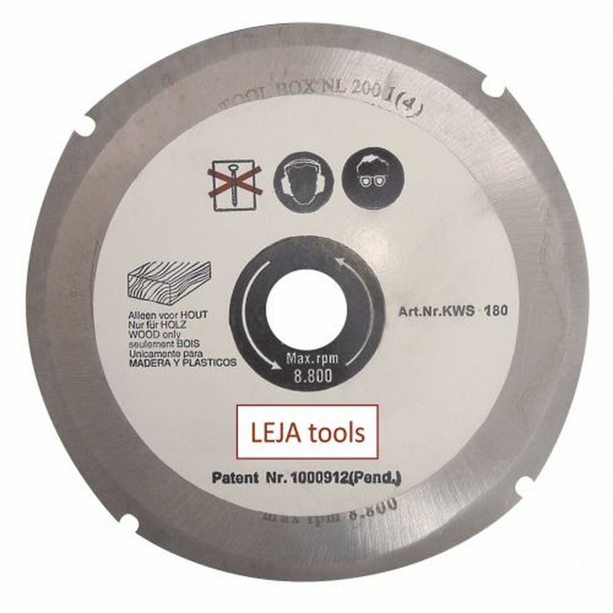 Disque tronçonneur fraiseur pour meuleuses d'angle LEJA Tools 30 mm 22,2 mm