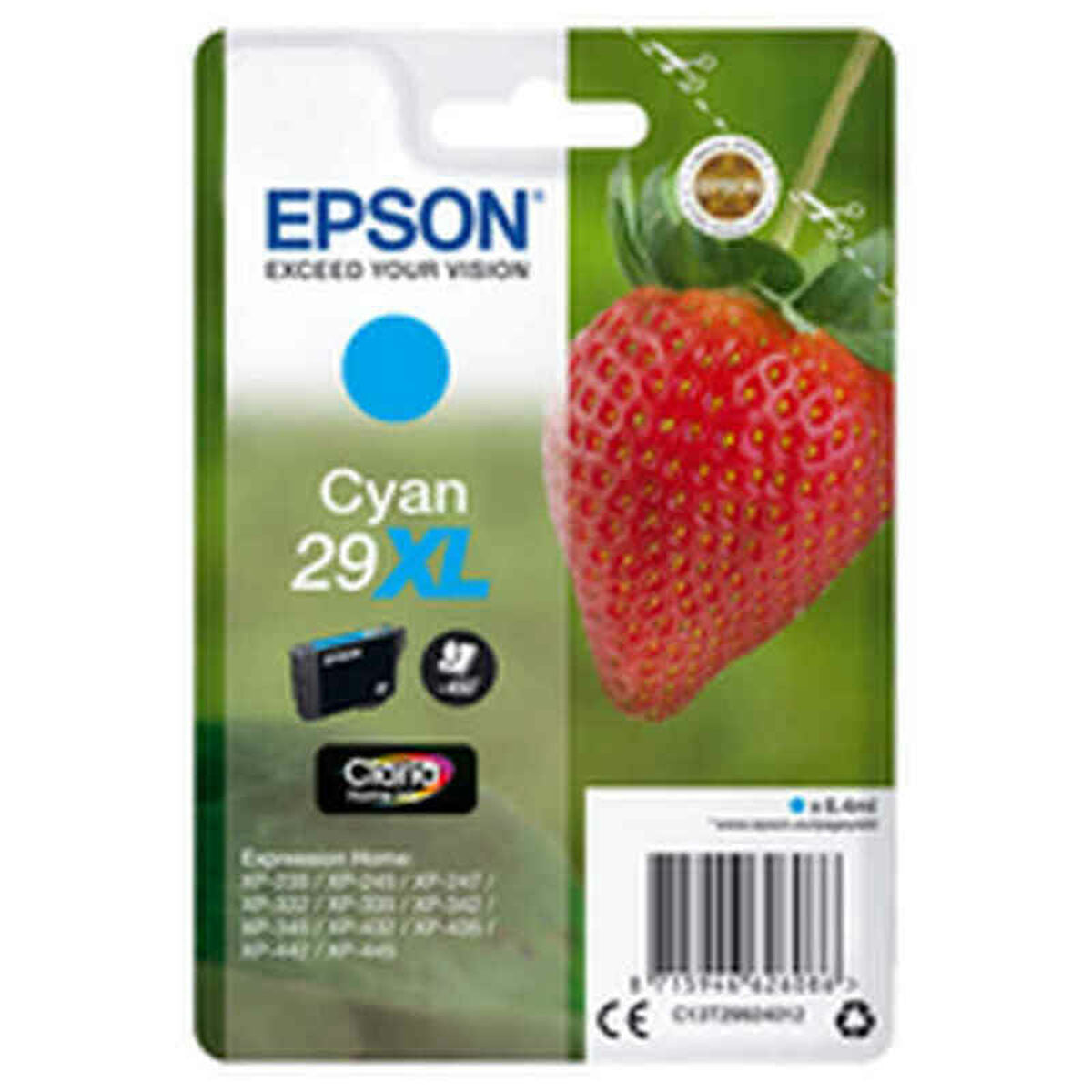 Cartouche d'encre originale Epson Singlepack Cyan 29XL Claria Home Ink Cyan