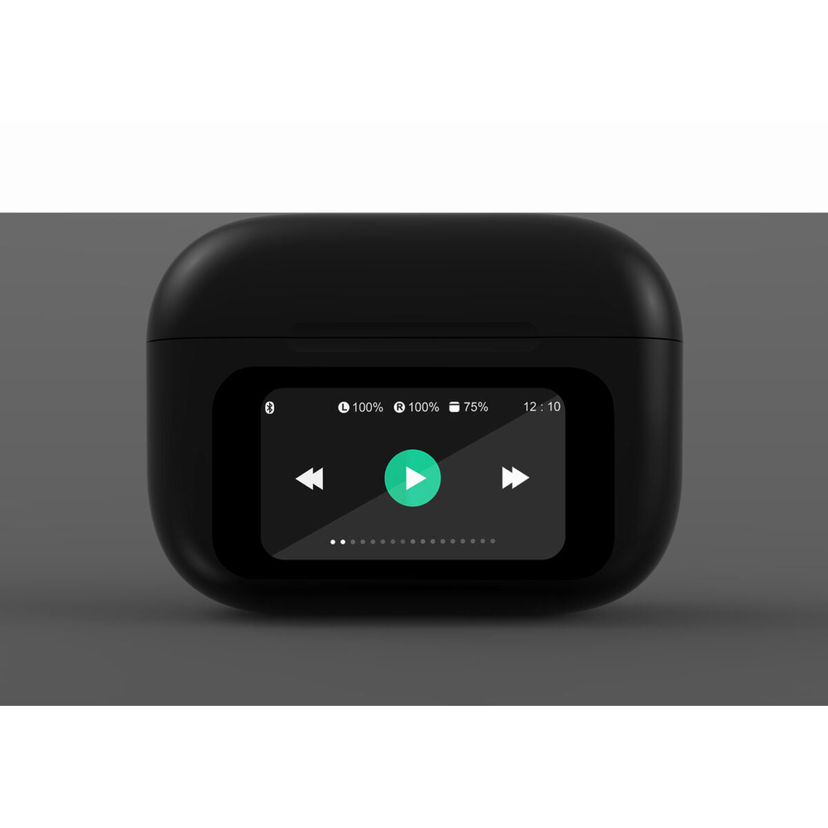 Casque GEMBIRD TWS-LCD-ANC-01-BK Noir