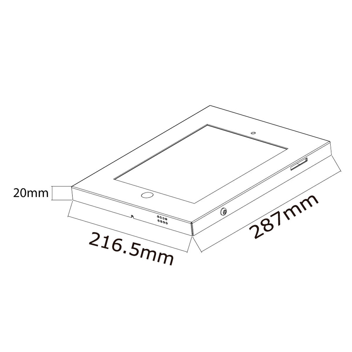 Support de TV Neomounts IPAD2N-UN20BLACK 10 kg