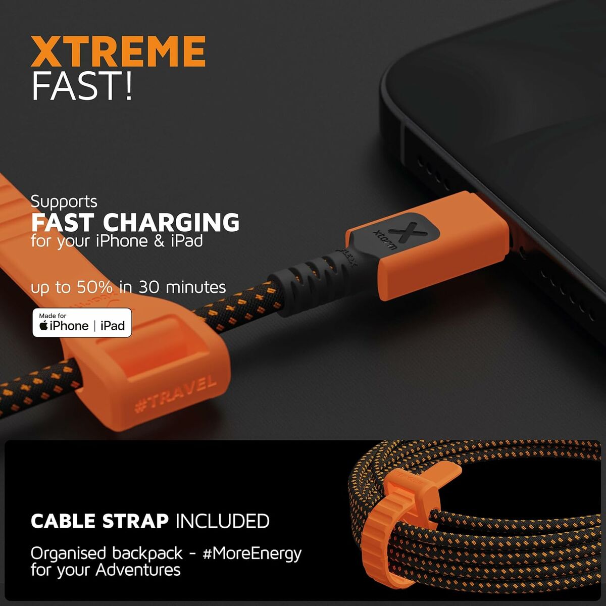 Câble USB Xtorm CXX2001 Orange