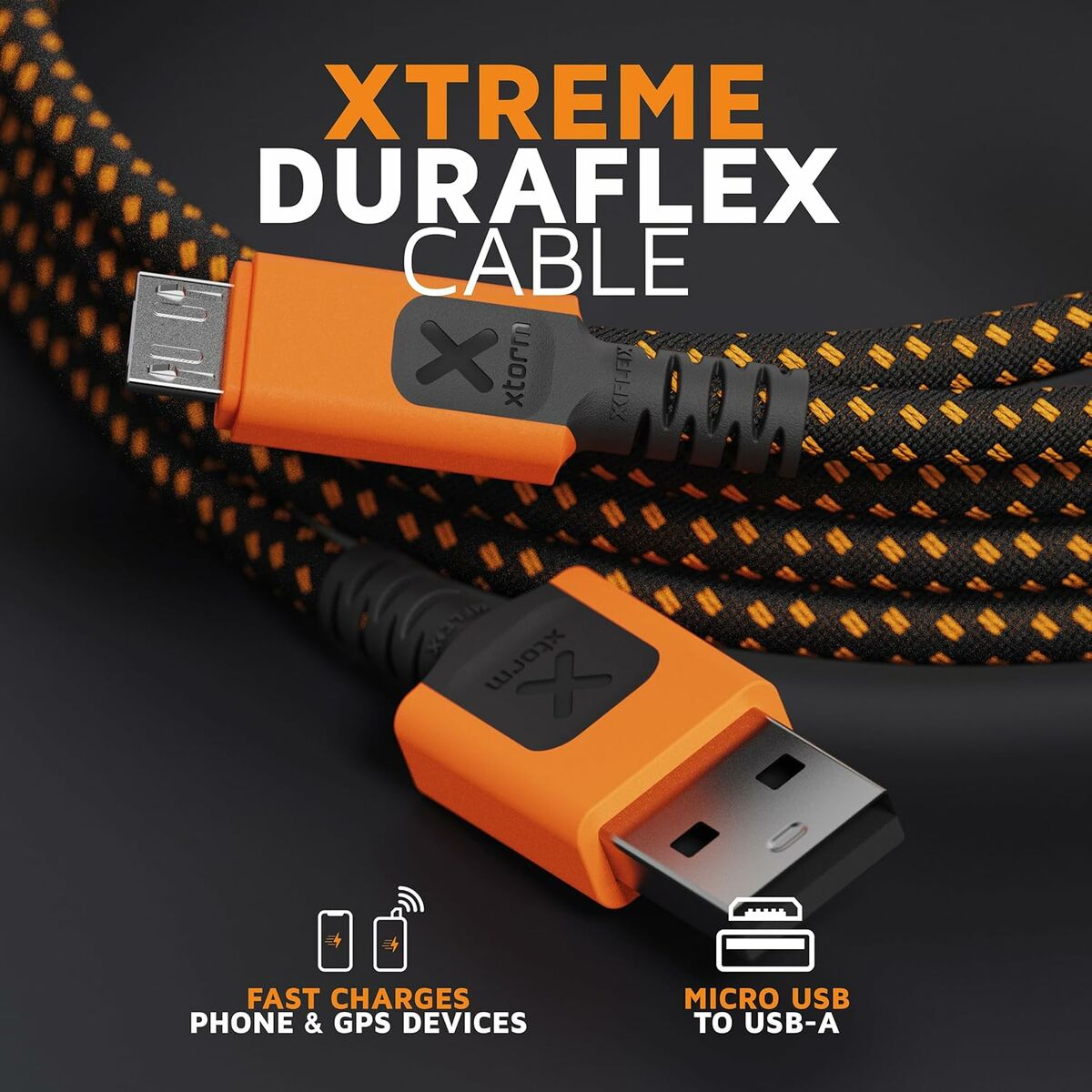 Câble USB Xtorm CXX2008 Orange