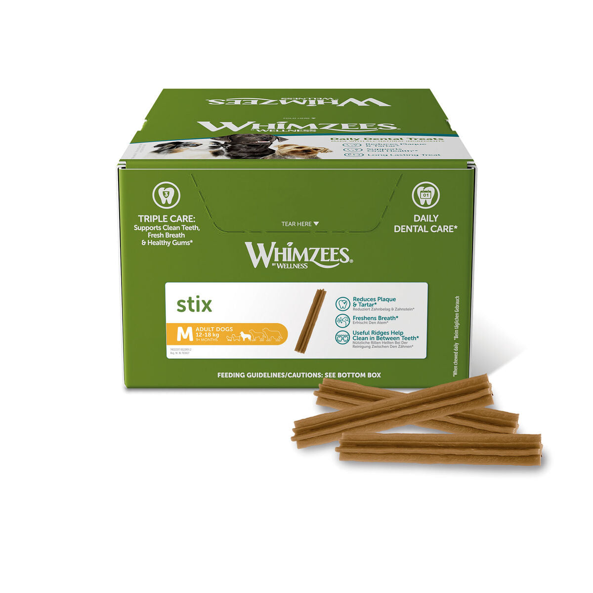 Alimentation humide Whimzees Stix 100 Unités