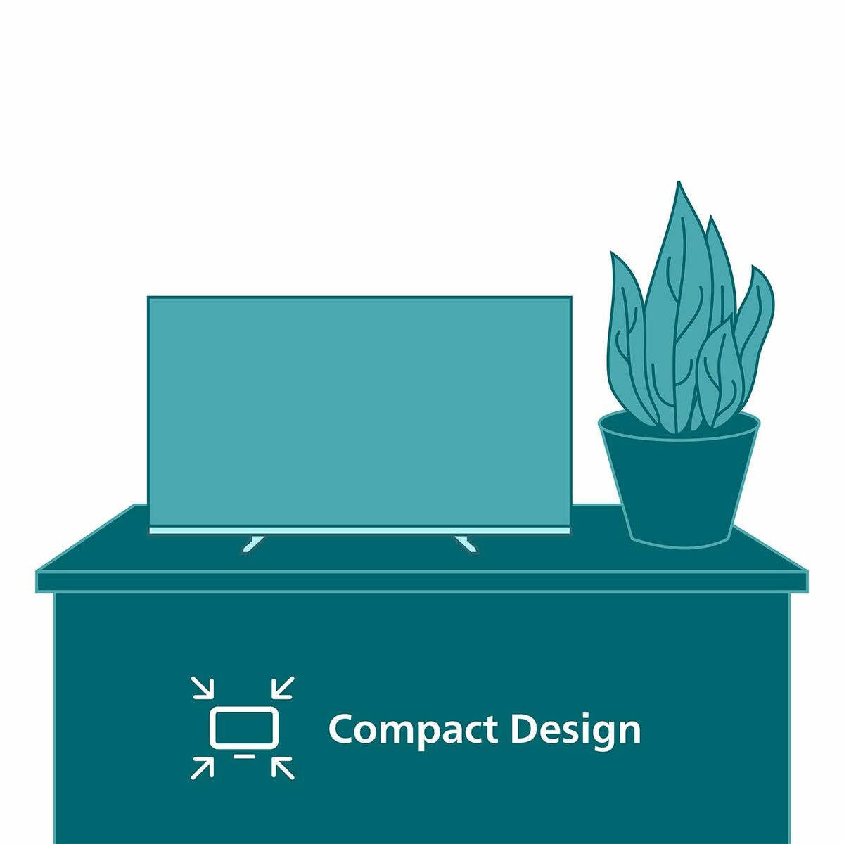 TV intelligente Philips 24PHS6000/12 HD 24" LED HDR