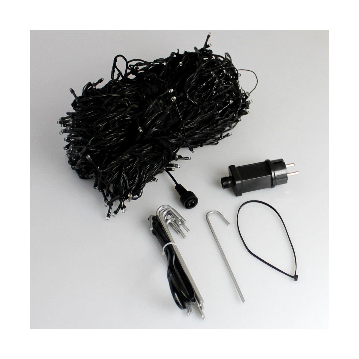 Barrière lumineuse LED Lumière chaude Vert tendre 2 m Noir