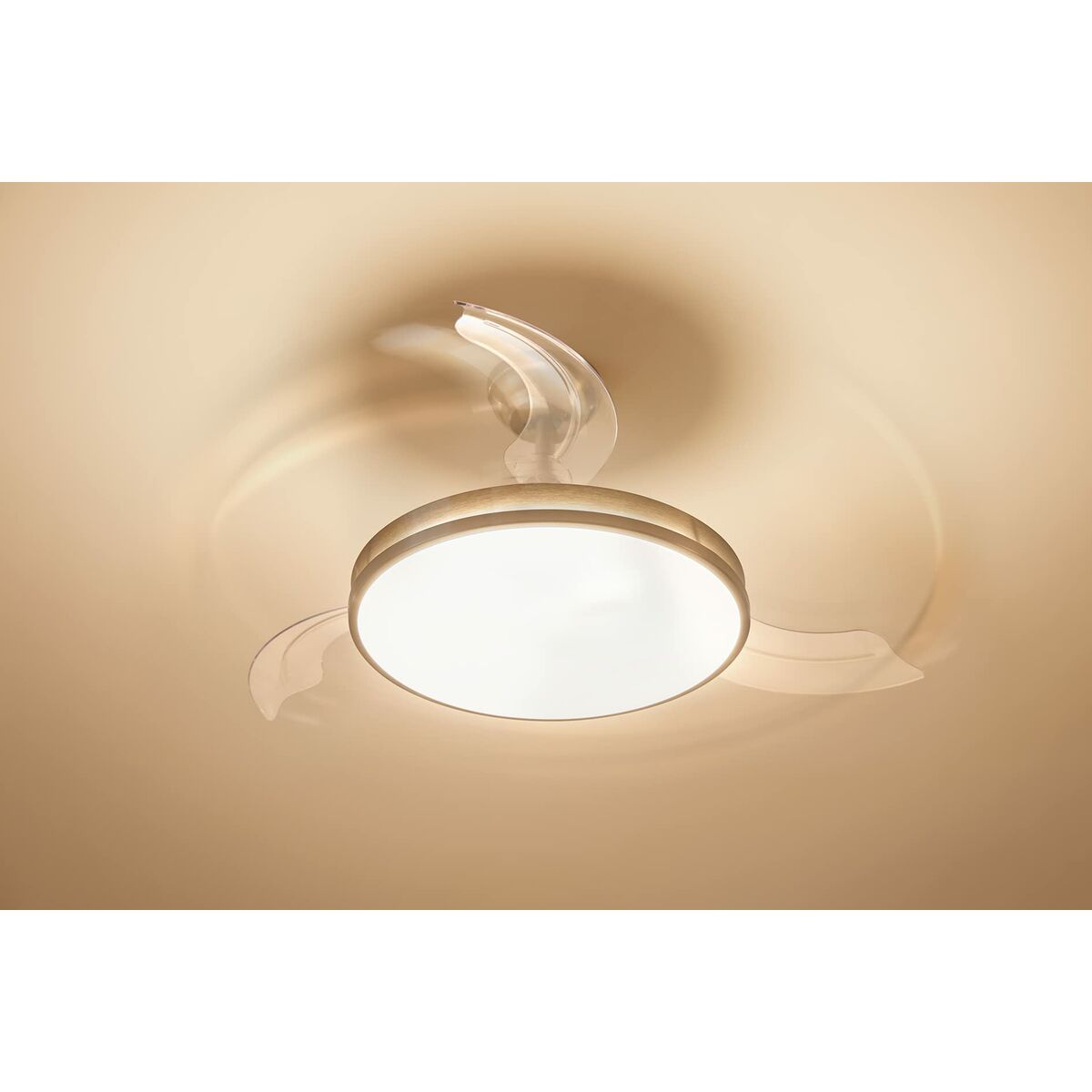 Ventilateur de Plafond avec Lumière Philips Atlas 35 W 28 W 4500 Lm nickel (2700 K)