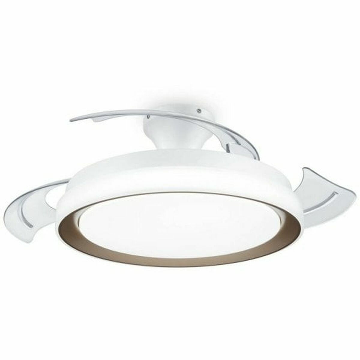 Ventilateur de Plafond avec Lumière Philips 929004081801 Blanc Doré (4000 K) (2700 K)