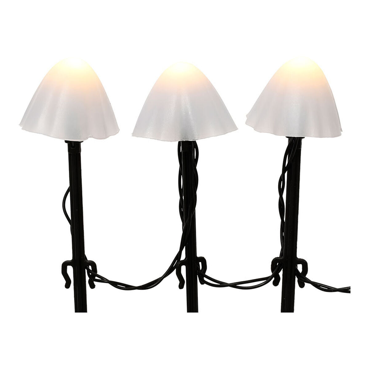 Lumière décorative pour plantes Lumineo 491762 Blanc Mini Champignon (20 Unités)