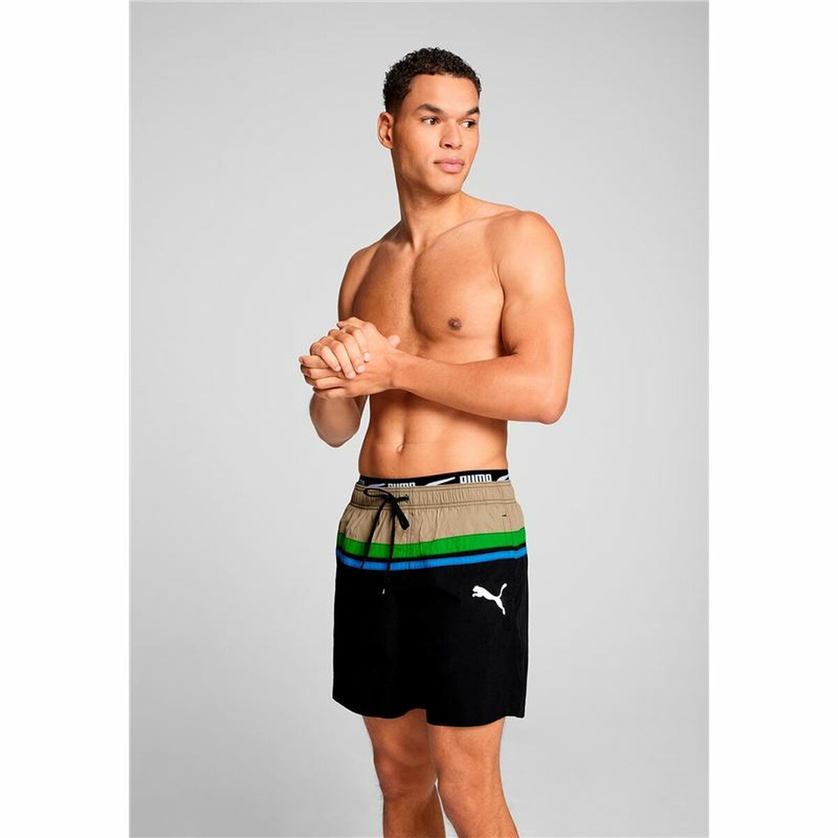 Maillot de bain homme Puma Heritage Mid Noir