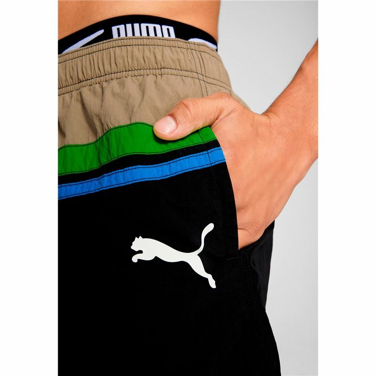 Maillot de bain homme Puma Heritage Mid Noir