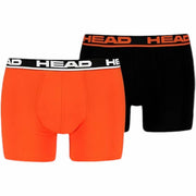 Boxer pour homme Head Basic Noir Orange