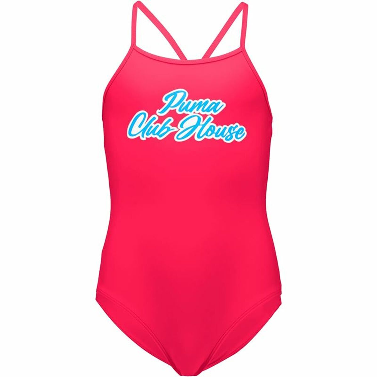 Maillot de Bain Fille Puma Rouge