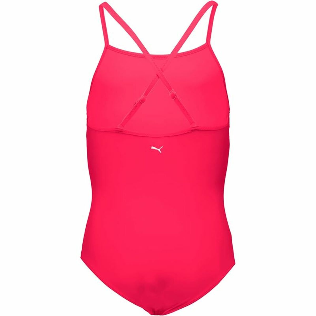 Maillot de Bain Fille Puma Rouge