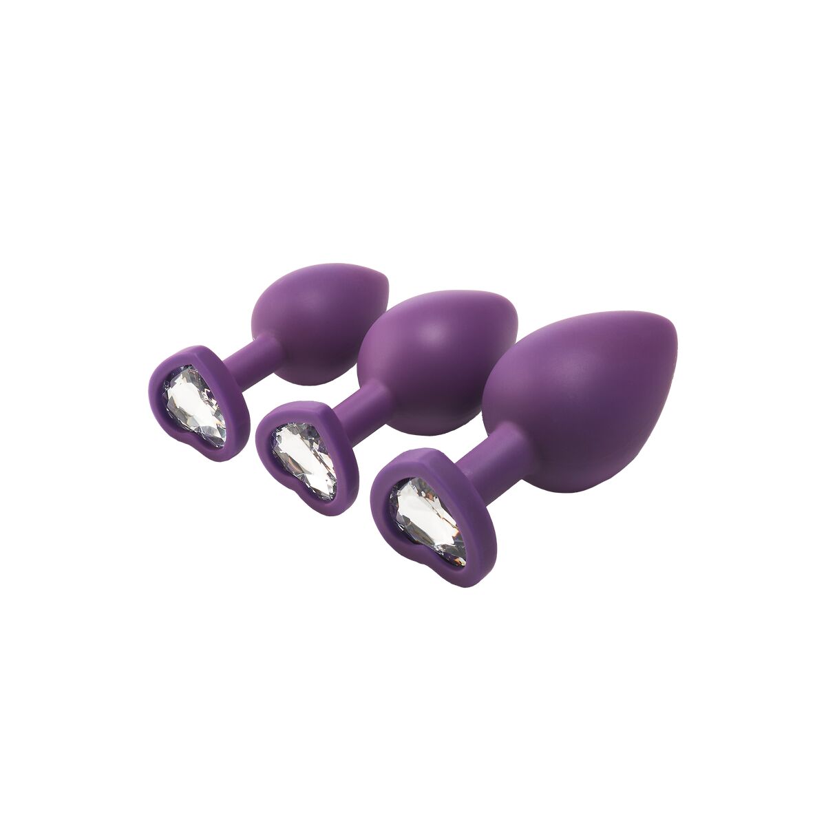 Plug Anal Dream Toys Flirts Violet 3 Pièces