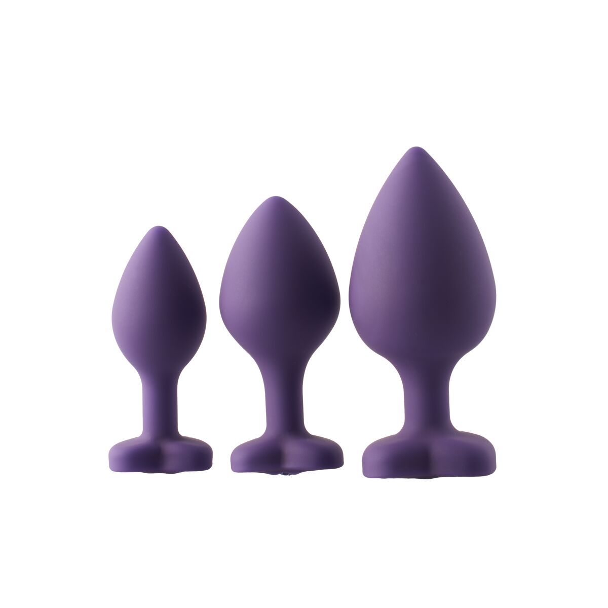 Plug Anal Dream Toys Flirts Violet 3 Pièces