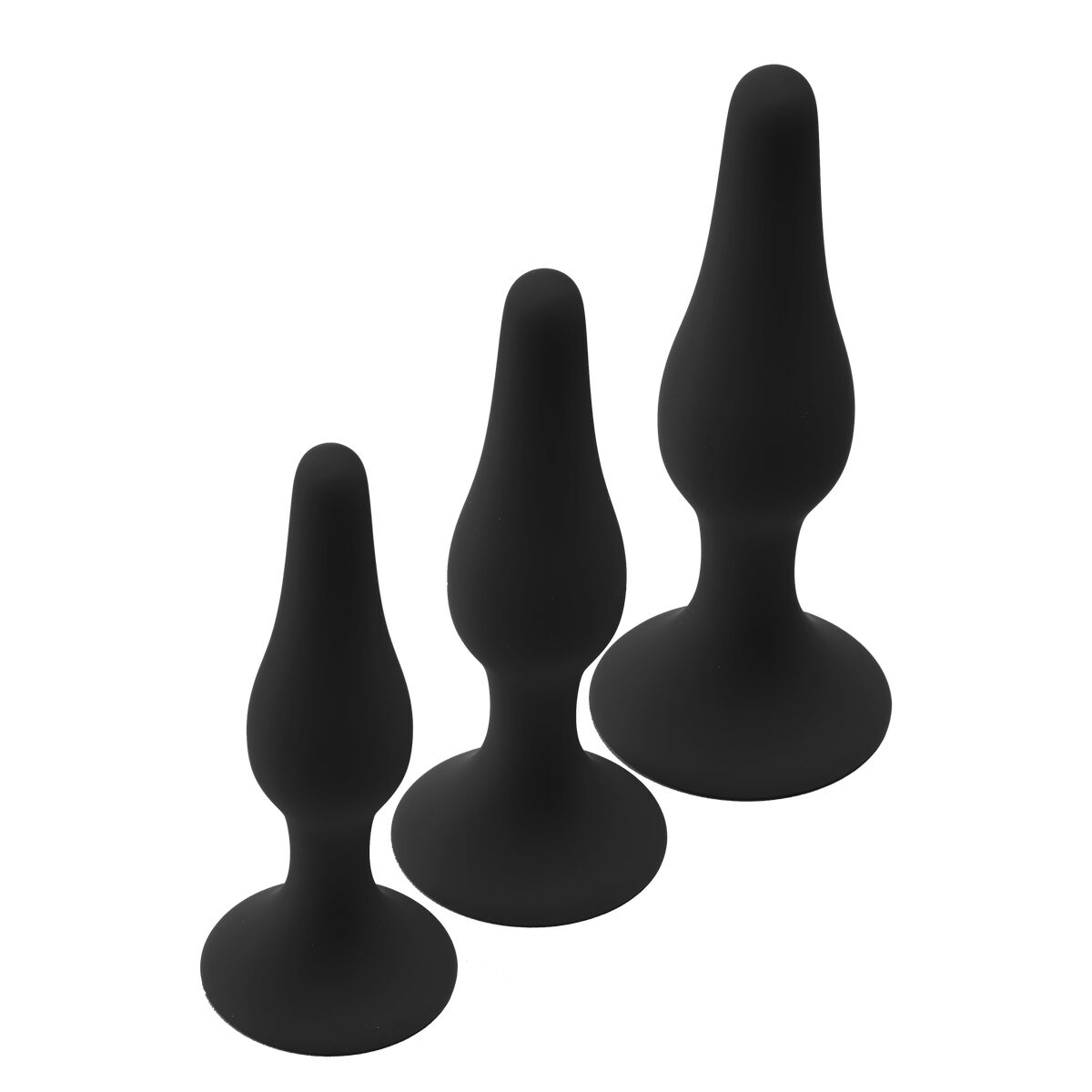 Plug Anal Dream Toys Fantasstic Noir 3 Pièces