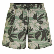 Maillot de bain homme O'Neill Cali Floral 16'' Vert