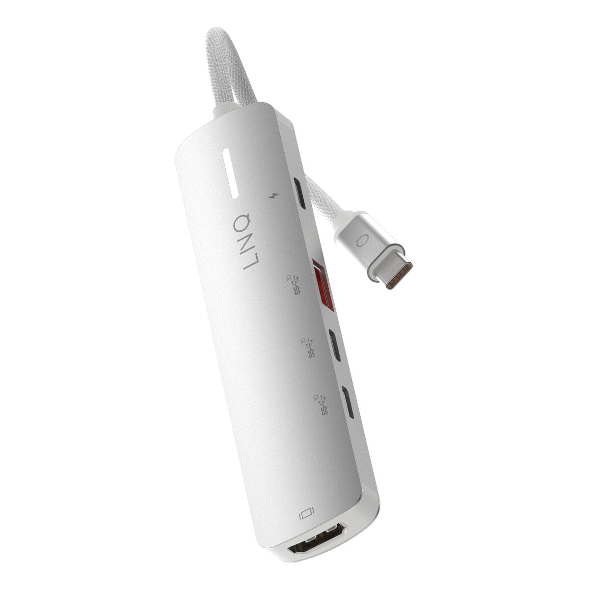Hub USB Linq Byelements LQ49051 Blanc Gris