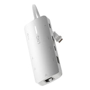Hub USB Linq Byelements LQ49081 Blanc Gris