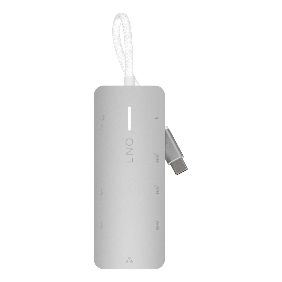 Hub USB Linq Byelements LQ49081 Blanc Gris