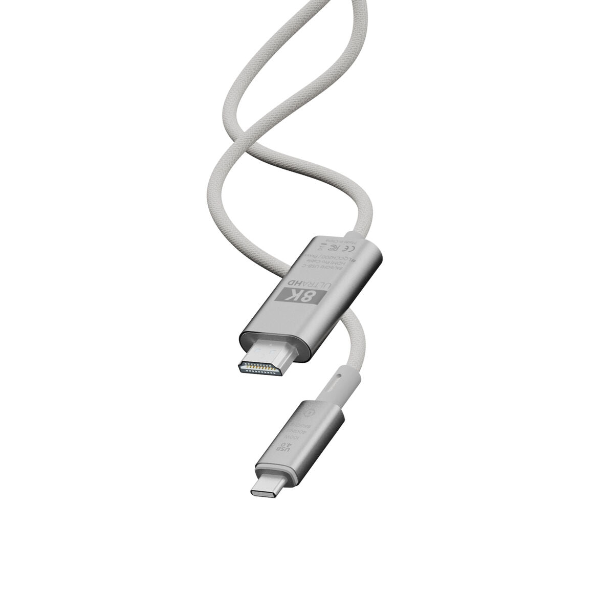 Câble USB Linq Byelements LQCCH200 Gris 2 m