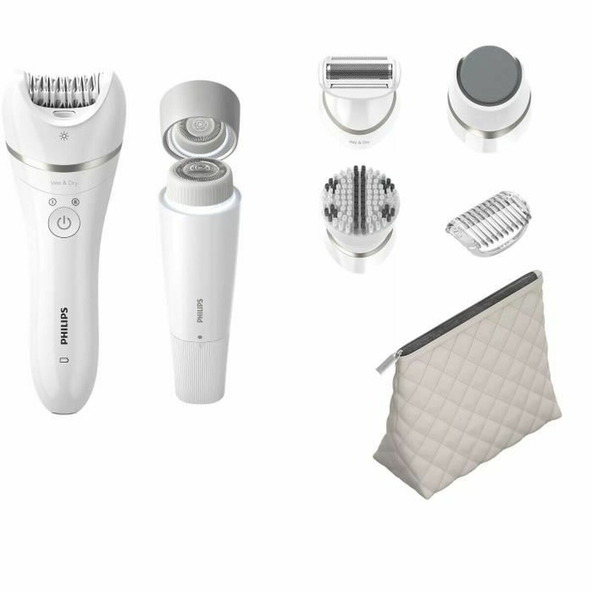 Épilateur électrique Philips BRE770/92 - Satinelle Advanced Plastique