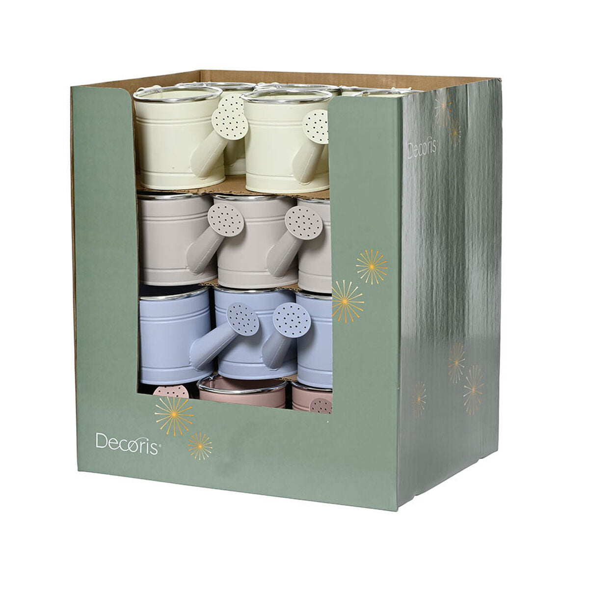 Arrosoir décoratif Decoris Assortiment de couleurs Zinc