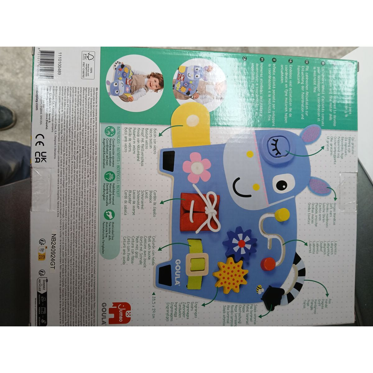 Jouet interactif pour bébé Diset 32 x 27 x 5,7 cm