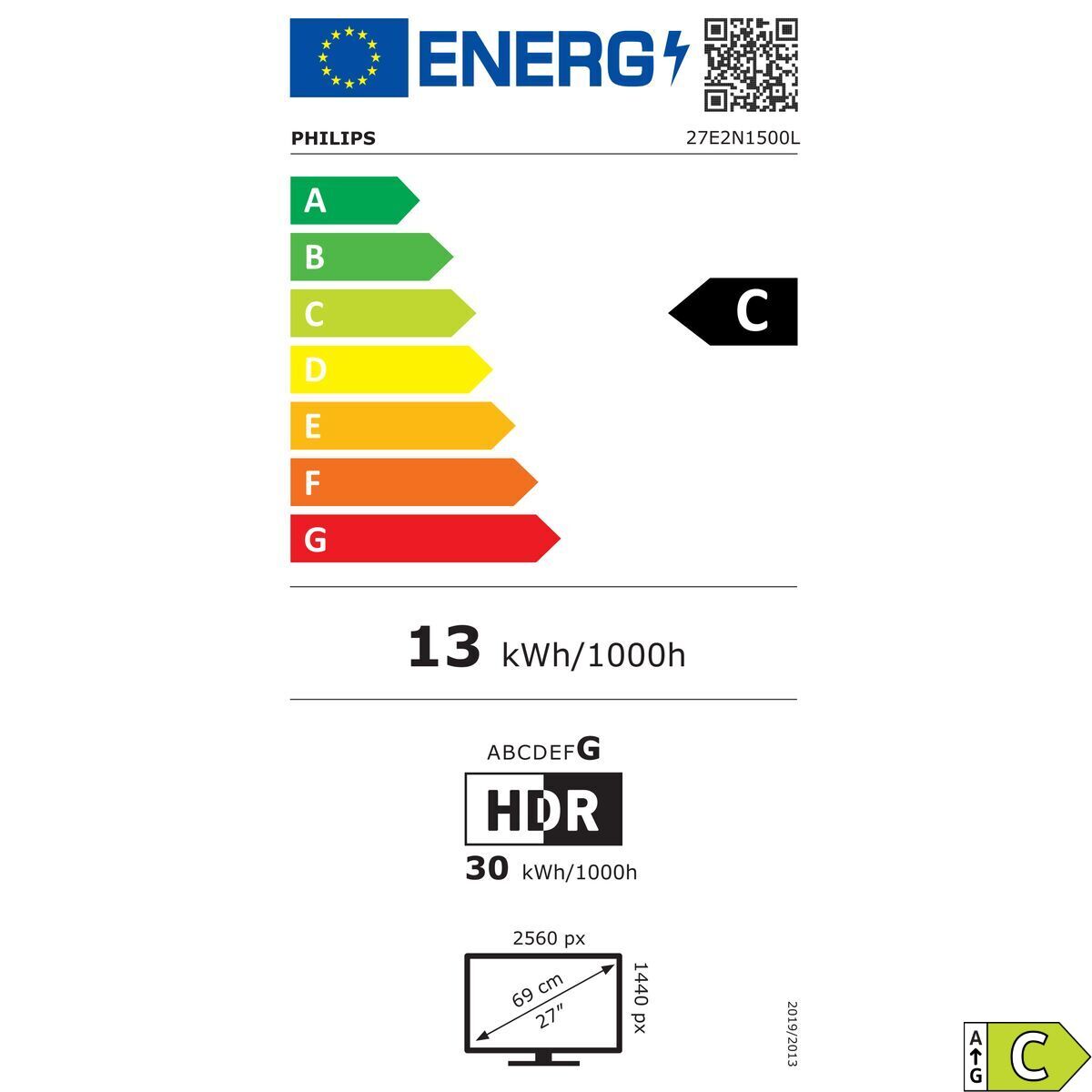 Monitor Gaming Philips 27 IPS 2560X1440 QHD 16:9 75HZ MNTR 27" Quad HD